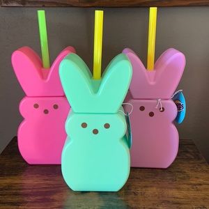 NWT Set of 3 Peeps Bunny Cups!!